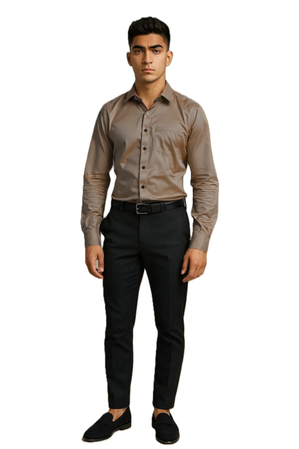 Satin-Party-Shirt-Front-brownish-grey