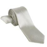 Silver-Slim-Tie